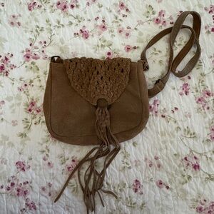 Target’s Merona Suede Crossbody Purse